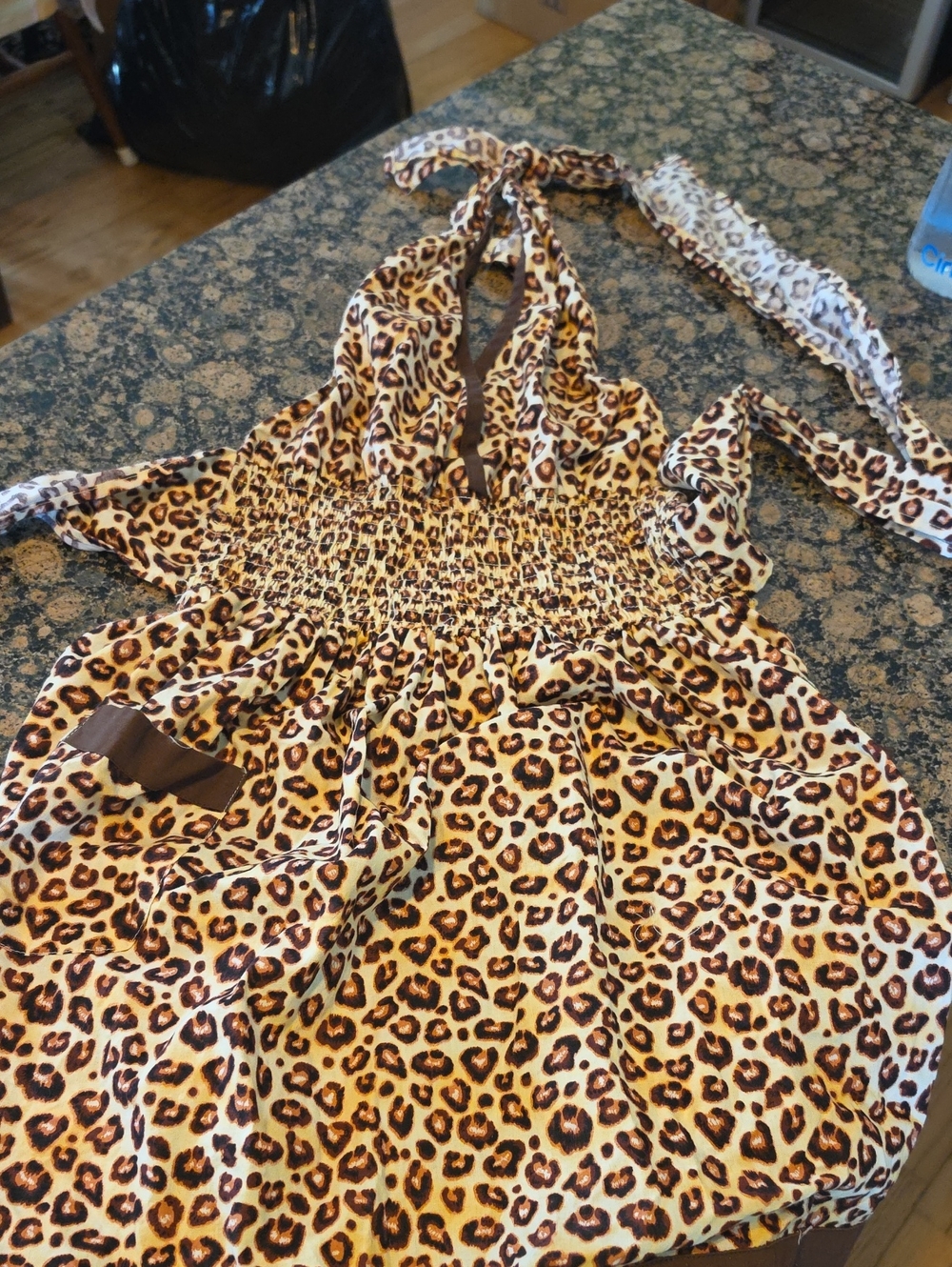 Leopard Print Kitchen Apron